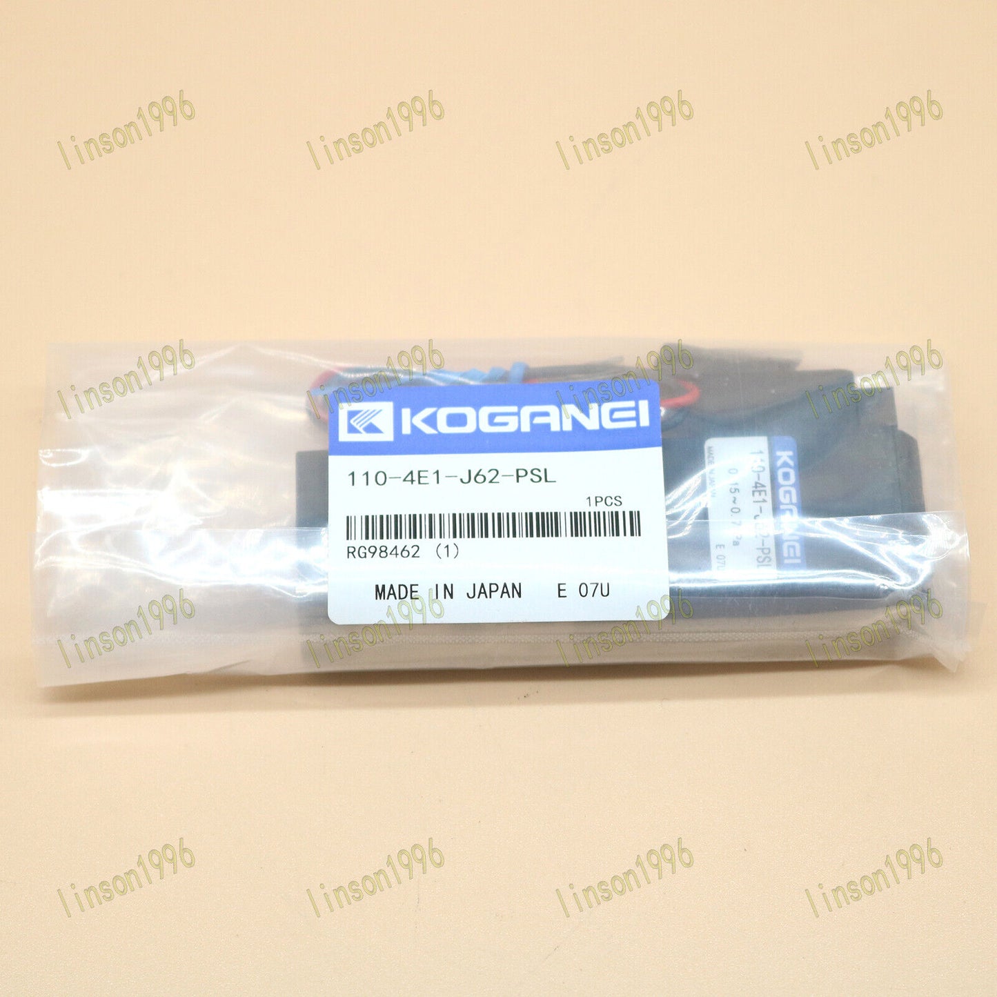 1PC KOGANEI 110-4E1-J62-PSL DC24V Solenoid Valve Fast Delivery - KOGANEI