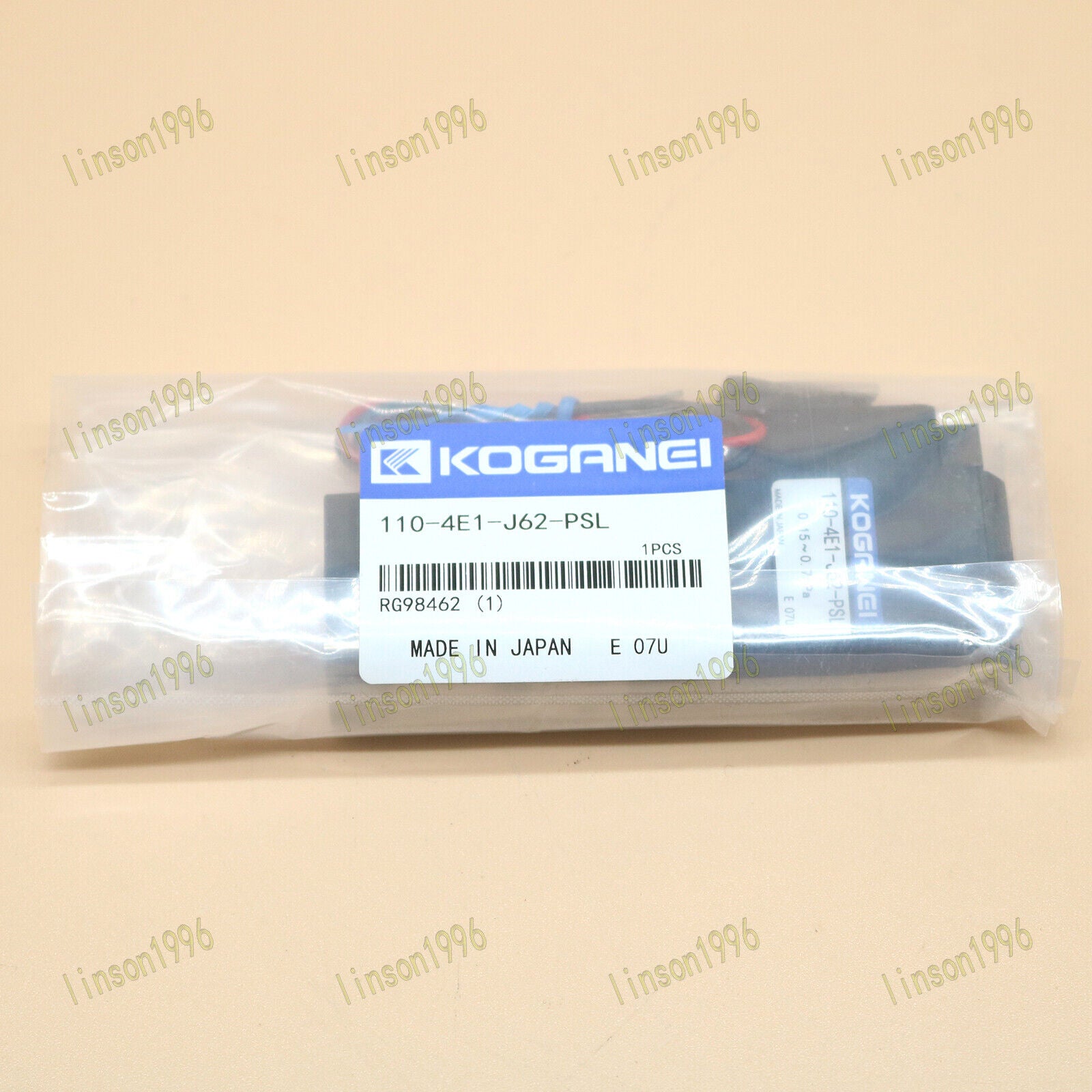 1PC KOGANEI 110-4E1-J62-PSL DC24V Solenoid Valve Fast Delivery - KOGANEI