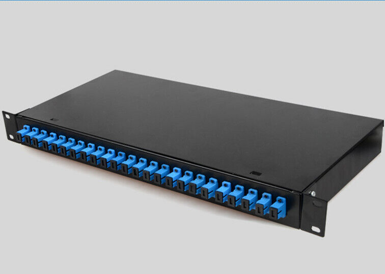 new 24-port SC terminal box fiber optic cable rack-mounted terminal fusion box