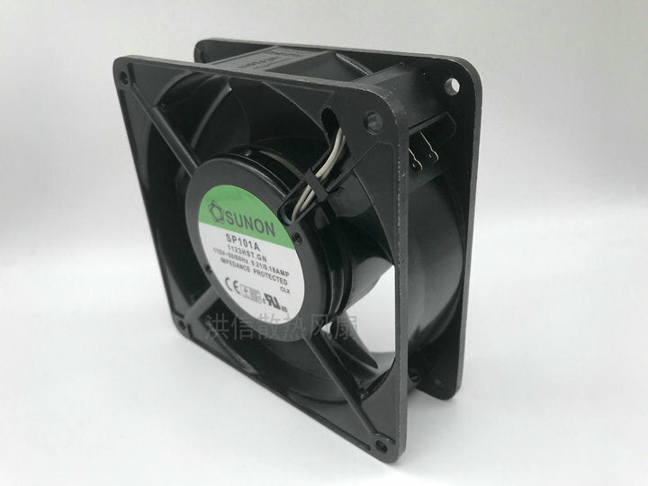 new SUNON SP101A 1123HST.GN 115V 0.21/0.18AMP 12038 cooling fan