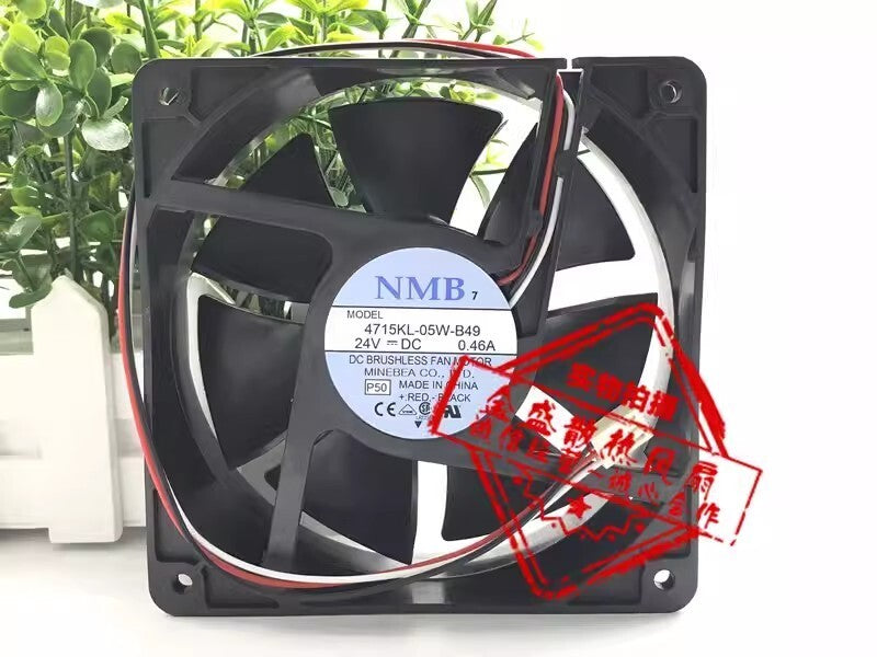 NMB 4715KL-05W-B49 DC24V 0.46A 12CM 3-Wire Inverter Cooling Fan