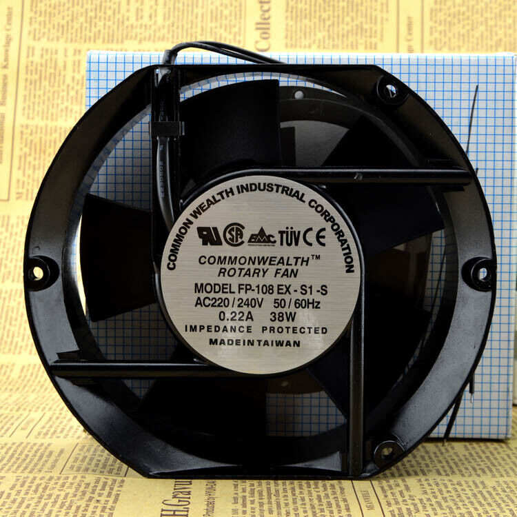 new Taiwan Sanxie FP-108EX-S1-S 17251 220V 38W 0.22A SLEVEE Cabinet Cooling Fan