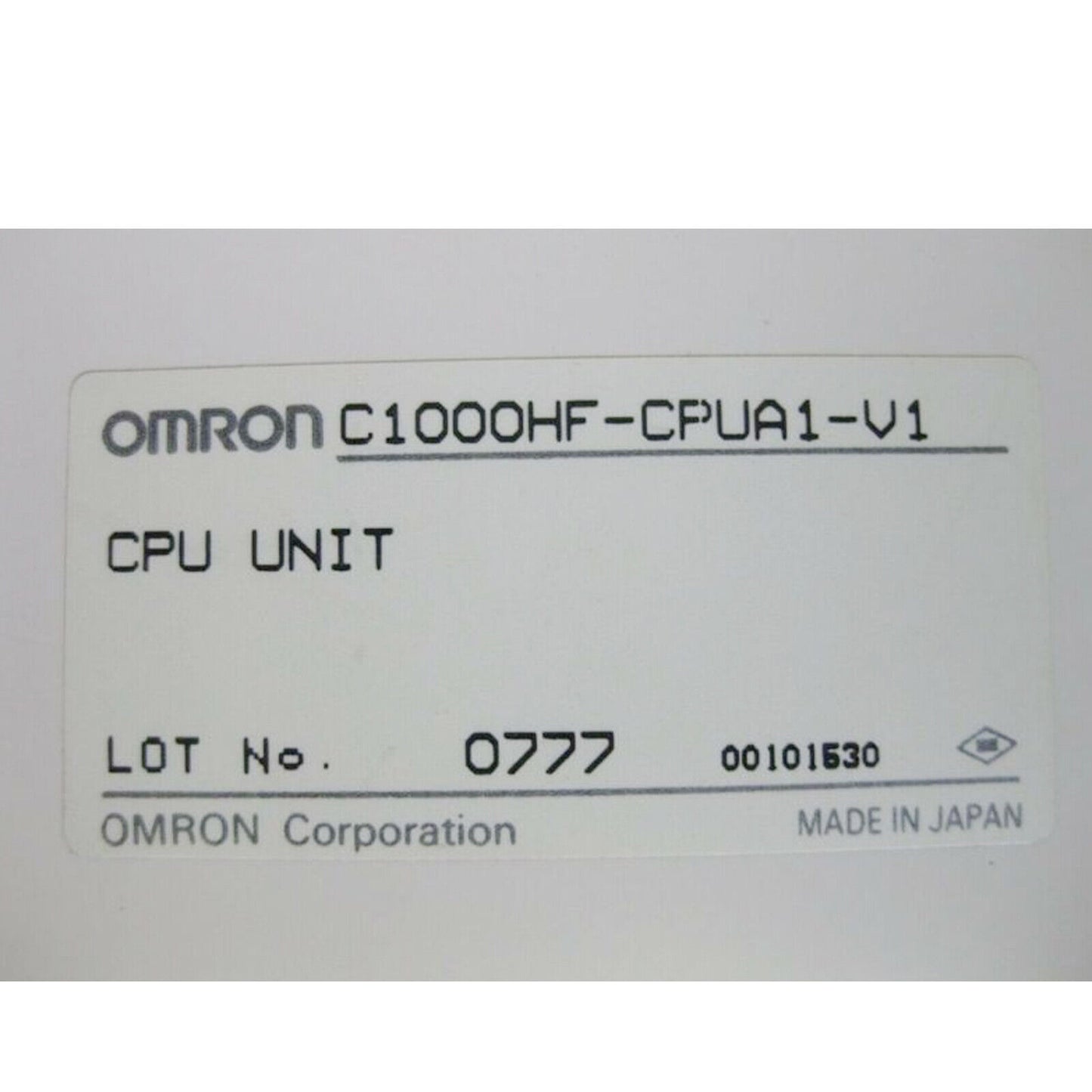 Omron C1000HF-CPUA1-V1 - OMRON