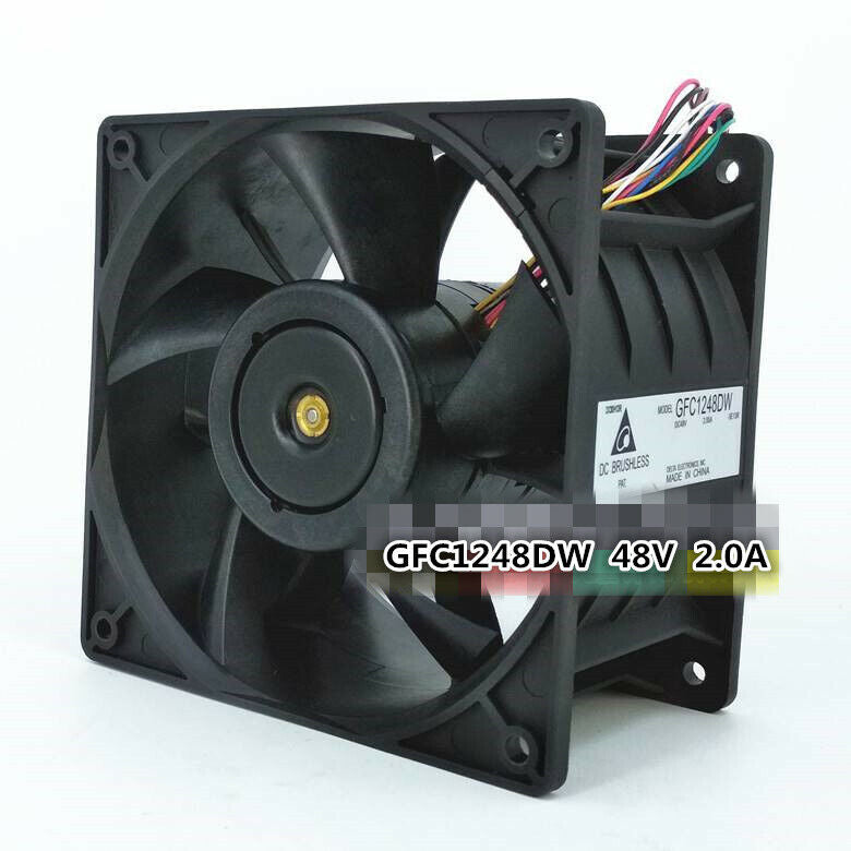 new Delta GFC1248DW Industrial Server Industrial Computer Dual Fan 48V 2.0A  12076