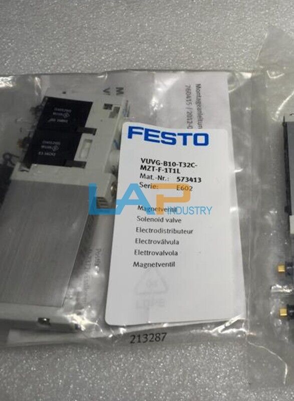 FESTO Solenoid Valve VUVG-B10-T32C-MZT-F-1T1L - 1PC New - FESTO