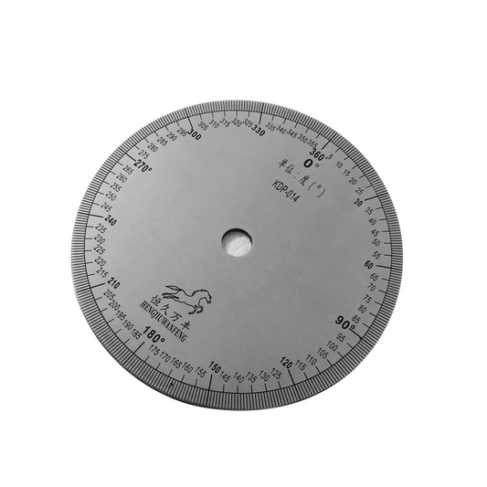 Dial Disc 360 Degrees - 90mm OD, 8mm ID, 2mm Thickness - DIAL