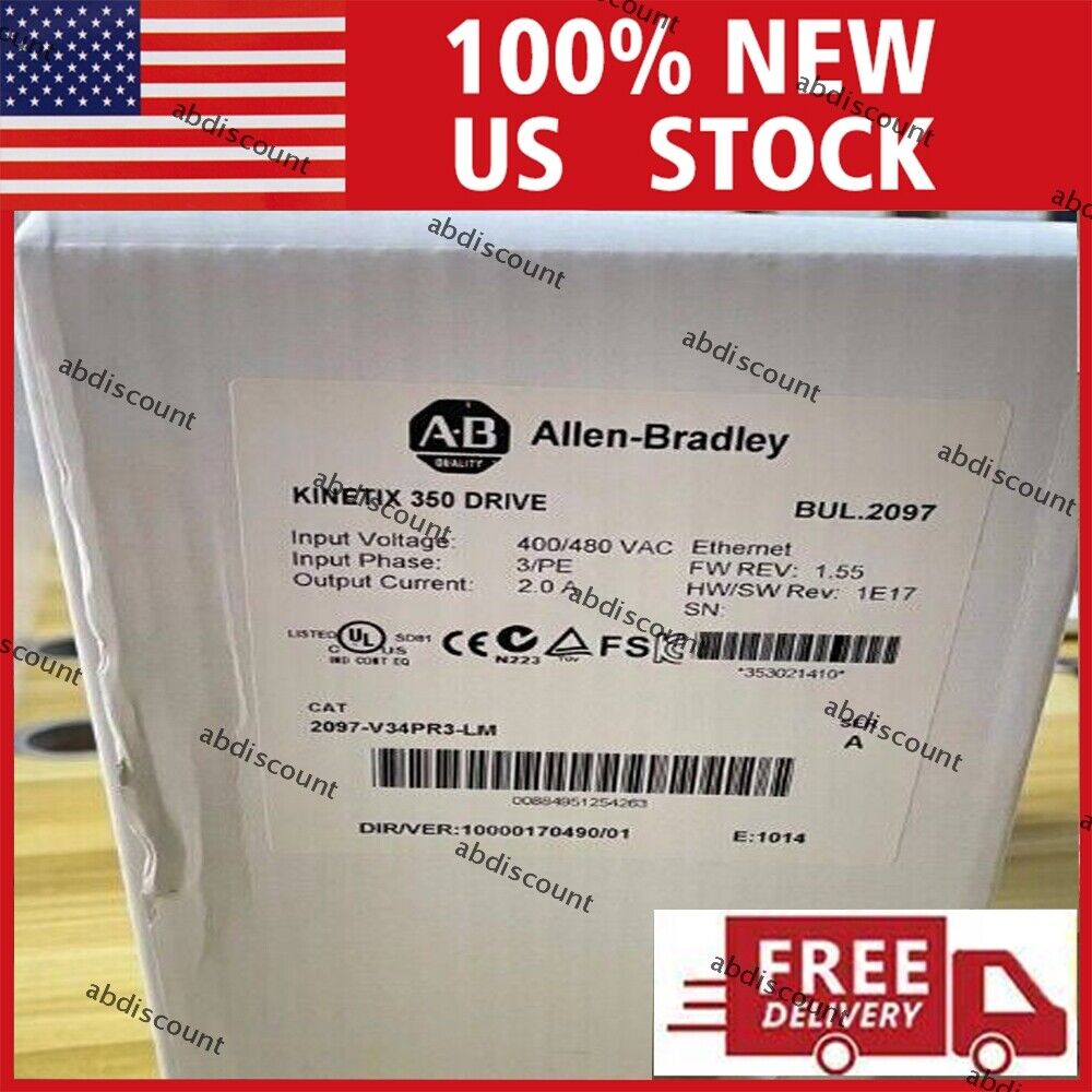 Allen-Bradley 2097-V34PR5-LM Kinetix 350 Servo Drive 2.0kW 3-Phase 400/480VAC | Industrial Automation | Allen Bradley Kinetix Servo Drives - ALLEN-BRADLEY