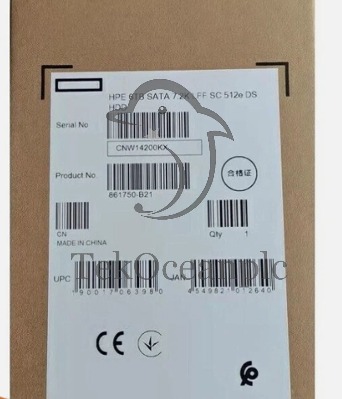 HPE 6TB 6G SATA 7.2K 3.5" LFF SC 512e Hard Drive HDD 861750-B21 862138-001 #