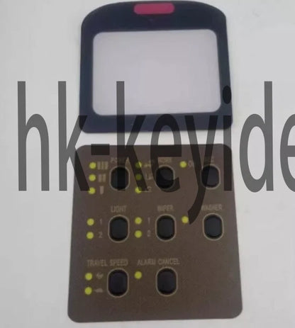 1Pcs Fit Caterpillar CAT E312 320 330V1 V2 BCD Monitor Membrane Keypad