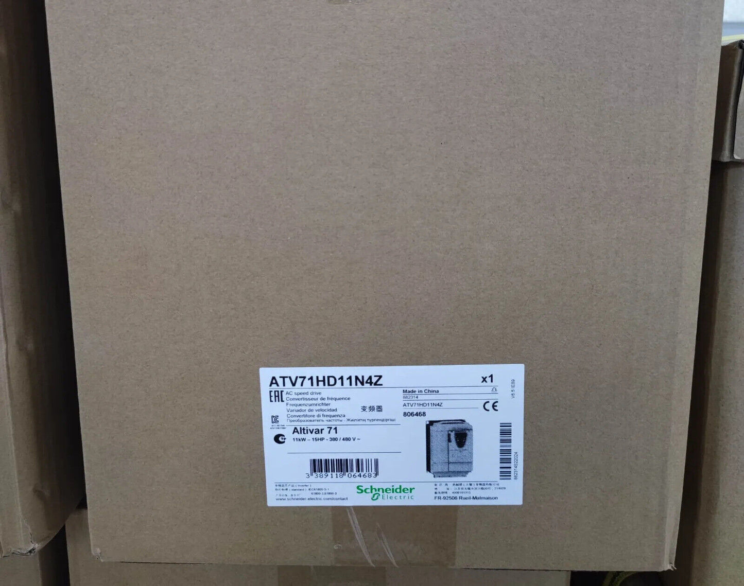 new 1PCS ATV71HD11N4Z Schneider ATV71HD11N4Z Fast shipment - SCHNEIDER