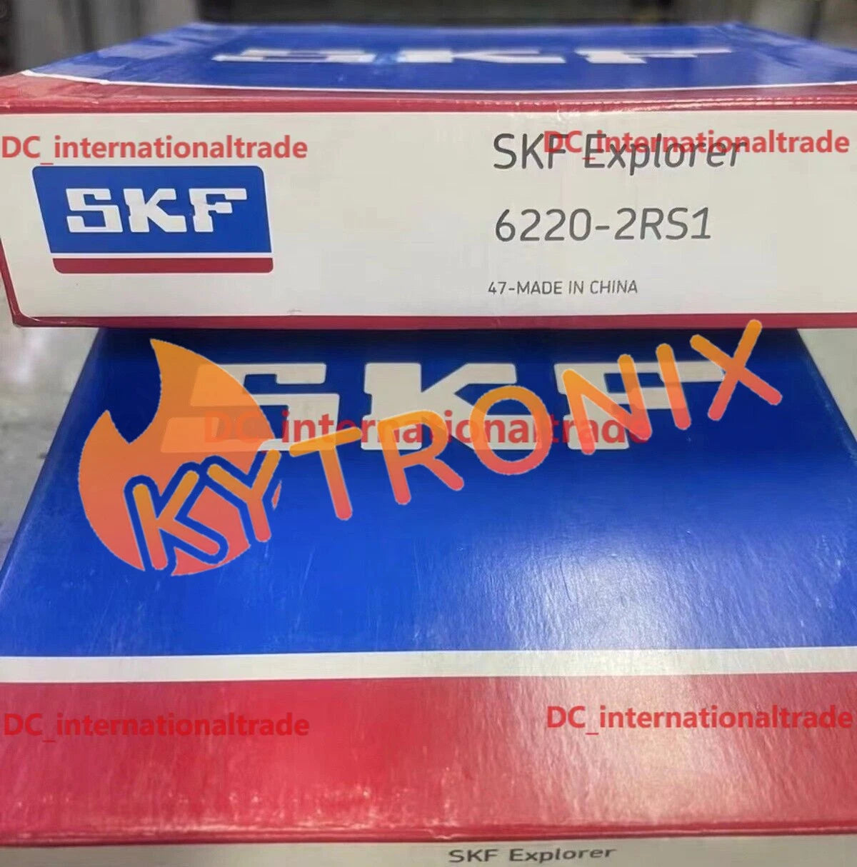 SKF 6220-2RS1 deep groove ball bearing 1PCS