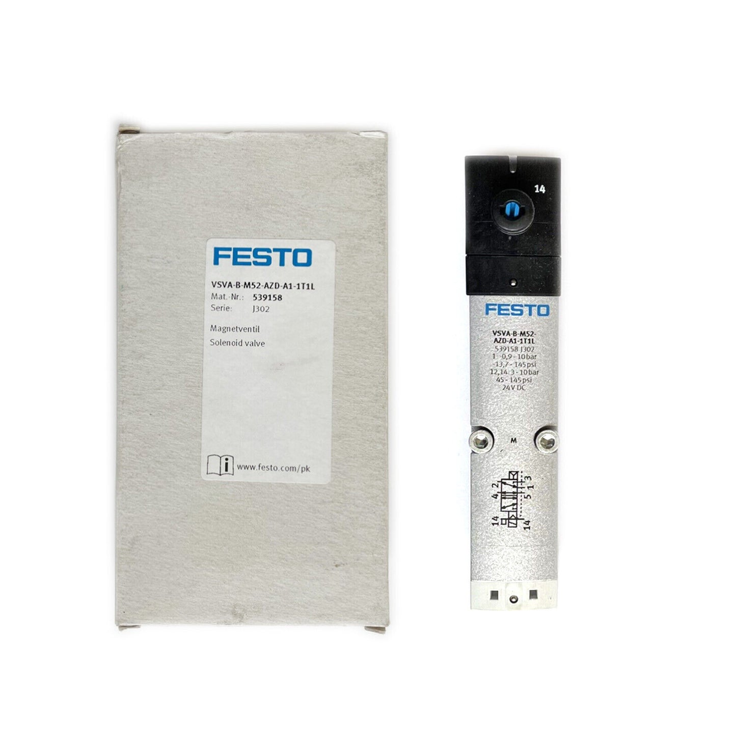 FESTO Solenoid Valve 539158 VSVA-B-M52-AZD-A1-1T1L - FESTO