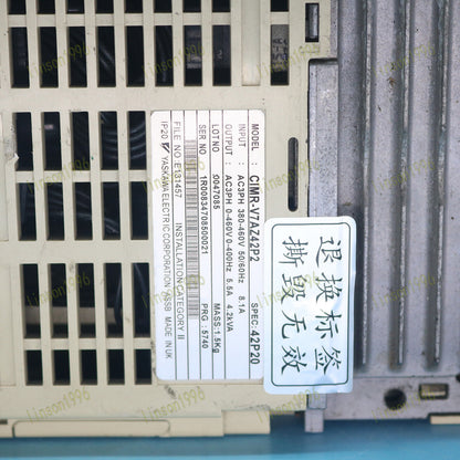 Used Yaskawa CIMR-V7AZ42P2 V7 Inverter 380V - YASKAWA
