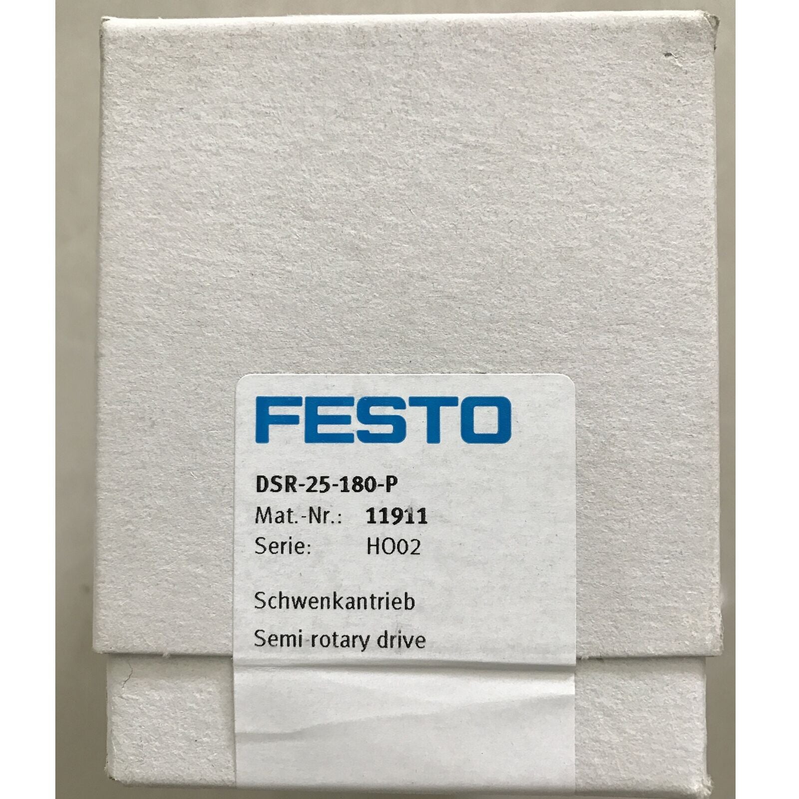 1PC FESTO Vane swing cylinder DSR-25-180-P 11911 SPOT STOCK - FESTO