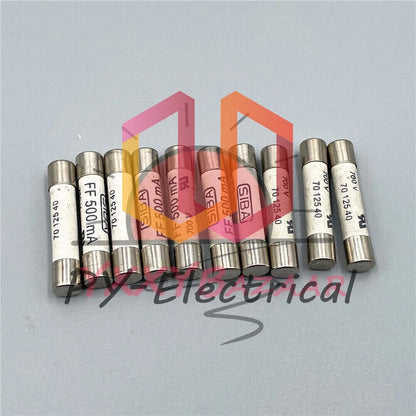 5pcs SIBA FF 500mA 700V 6.3x32mm Fast Acting Ceramic Fuse Links 195100 7012540