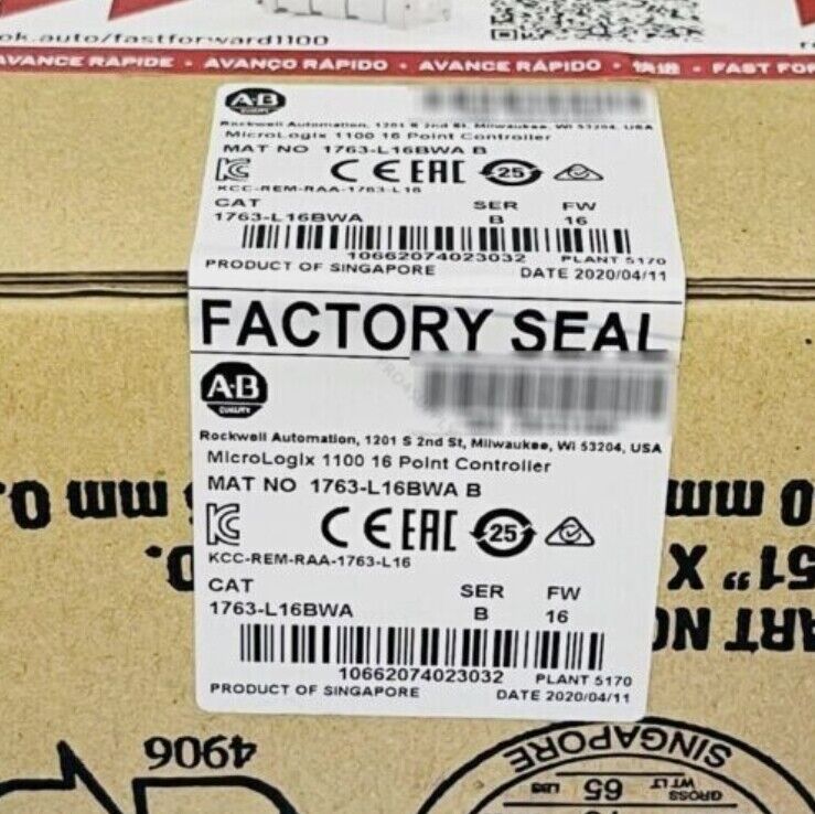 MicroLogix 1100 16 Point Controller Model 1763-L16BWA - MICROLOGIX