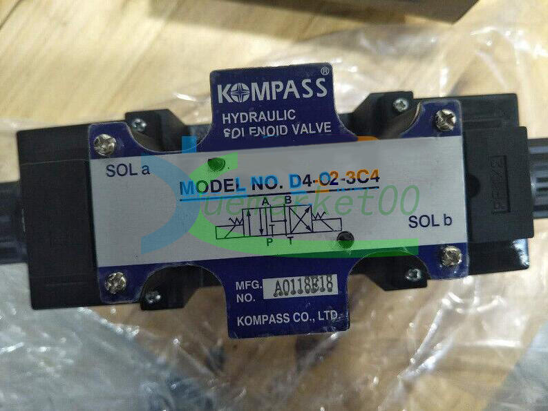 new ONE  KOMPASS Solenoid valve D4-02-3C4 AC220V D4-02-3C4-AC220V