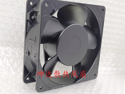 new 1 PCS NMB Fan 4715MS-10T-B5A Cabinet fan AC 100V 12038 12CM aluminum frame fan - NMB