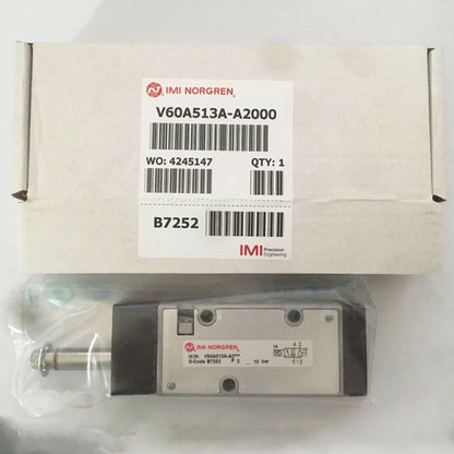 Norgren V60A513A-A2000 Solenoid Valve 2000PSI 1/4" BSP Male to BSP Male 2000PSI 1/4" BSP Male to BSP Male 2000PSI 1/4" BSP Male to BSP Male 2000PSI 1/4" BSP Male to BSP Male 2000PSI 1/4" BSP Male to BSP Male 2000PSI 1/4" BSP Male to BSP Male - NORGREN