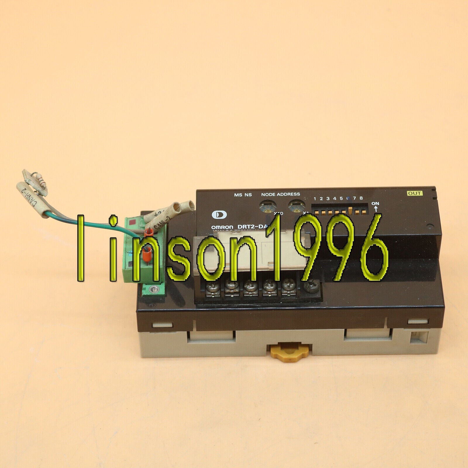 used  ONE Omron PLC module DRT2-DA02 Tested It In Good Condition