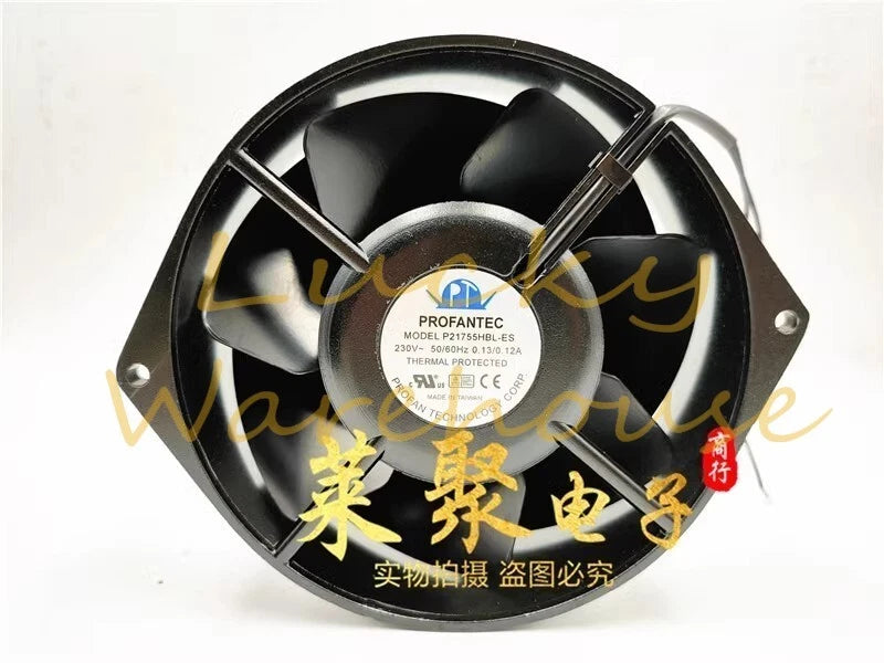 PROFANTEC P21755HBL-ES 17055 AC220V 0.13A/0.12A 17CM Axial Cooling Fan