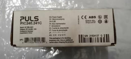 Puls PIC240.241C Power Supply Output 24-28VDC In Box  Free Ship