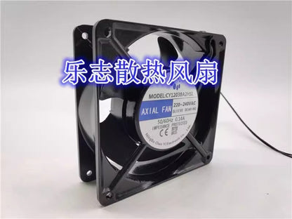 AXIALFAN CY12038A2HSL 12038 AC220V-240V 0.14A Aluminum Frame Cooling Fan