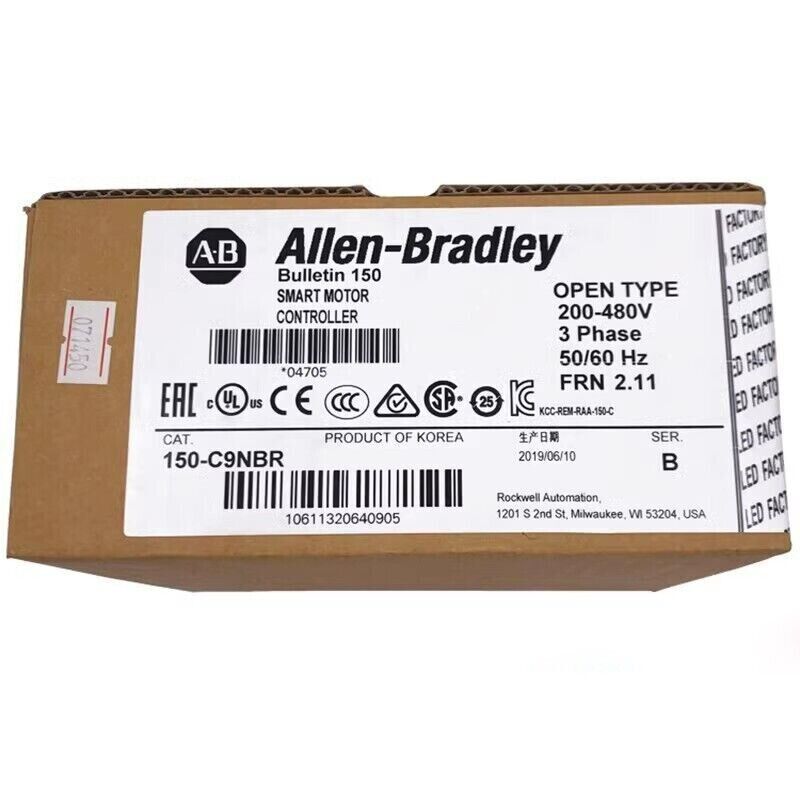 New Original Allen Bradley 150-C9NBR Smart Motor Controller - ALLEN BRADLEY
