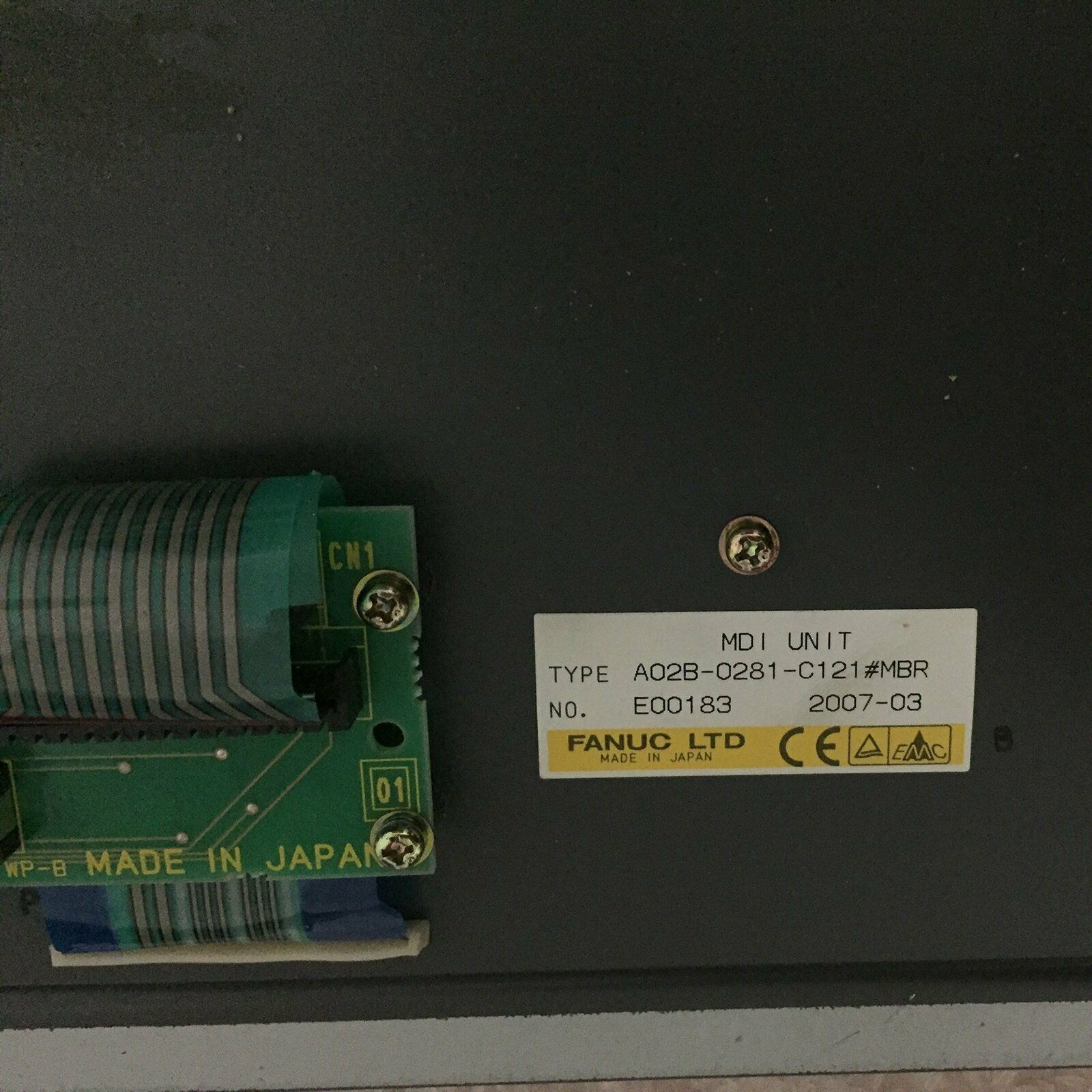 Used Fanuc A02B-0281-C121 MBR Keyboard - FANUC