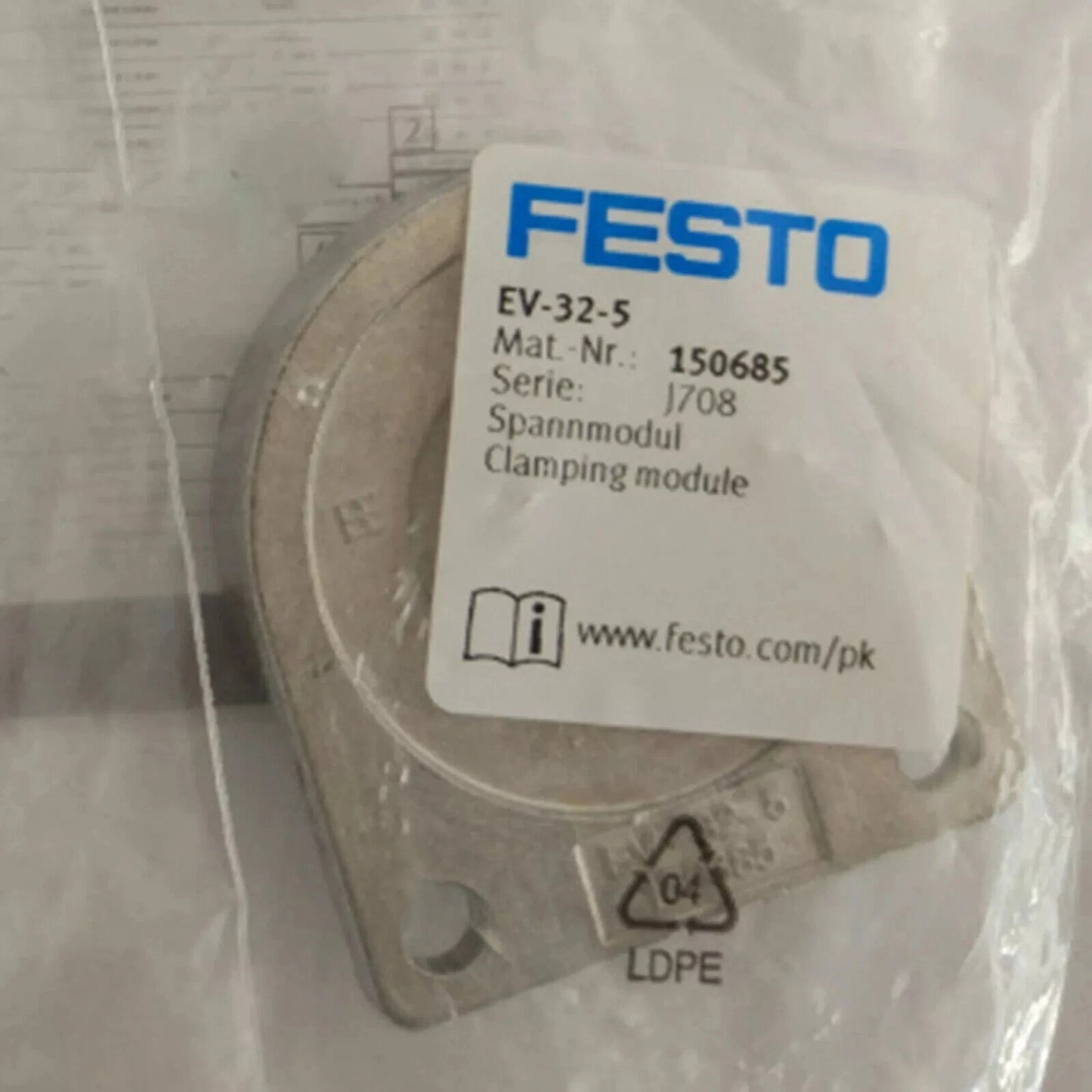1PC For Festo EV-32-5 150685 Diaphragm Clamping Cylinder EV325 Fast delivery