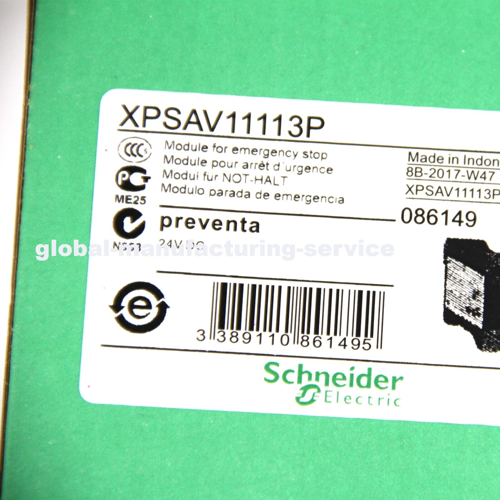 Safety Relay XPSAV11113P - SCHNEIDER