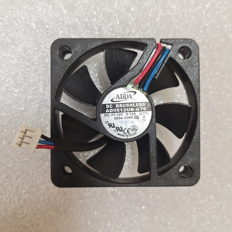 ADDA AD0512UB-G76 5010 12V 0.12A 5cm 3-wire speed measurement cooling fan