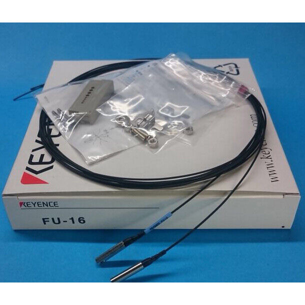 KEYENCE Optical Fiber Sensor FU-16, ONE YEAR Warranty - KEYENCE