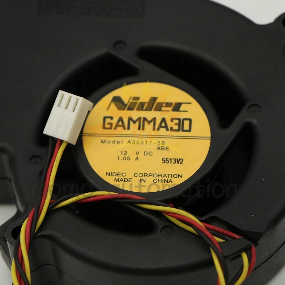 Window NIDEC GAMMA30 A35317-58 FAN-0066 12V 1.05A 3-Pin 1PCS