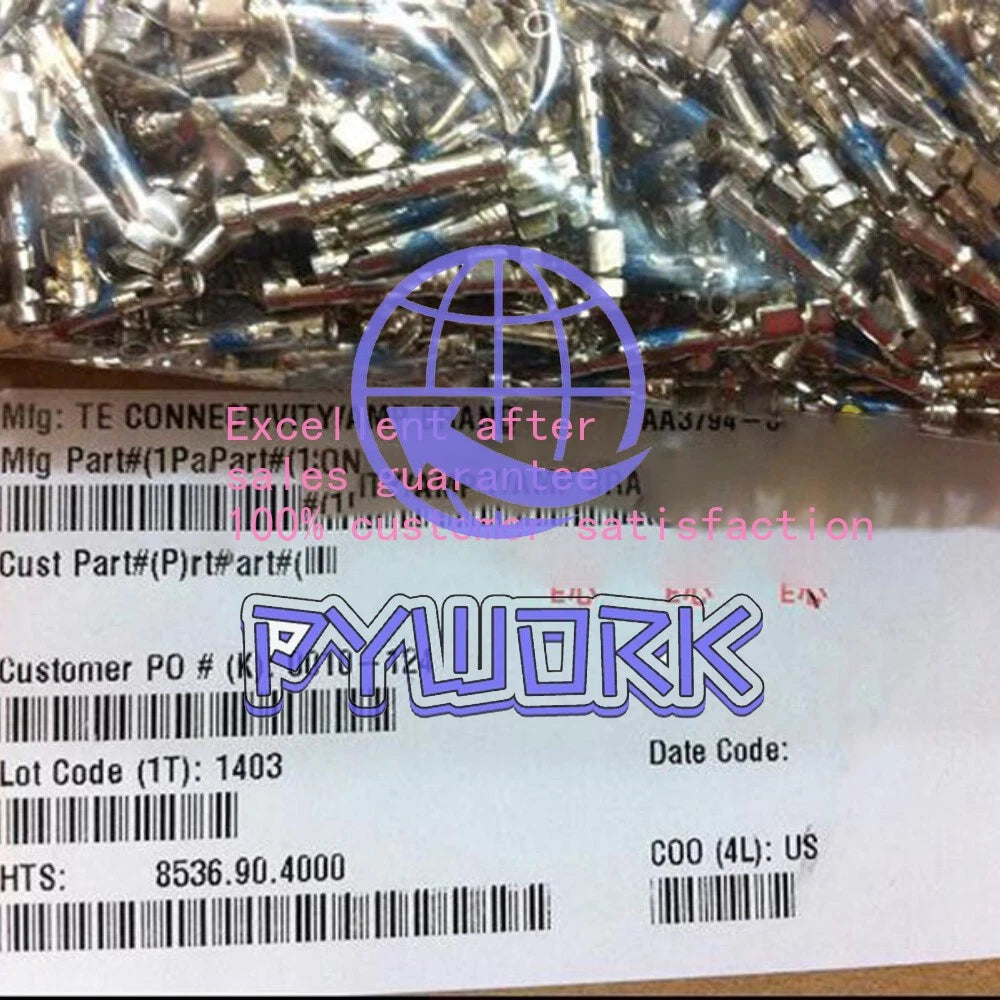 200PCS Connector Terminal 1-66101-9 Tinned Jack 18-16AWG Freight Free