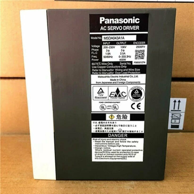 PANASONIC AC SERVO DRIVER MSDA043A1A - PANASONIC