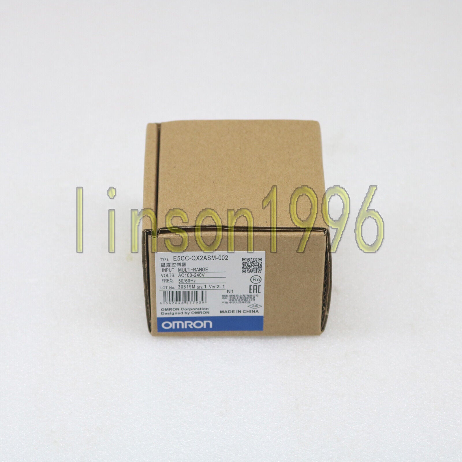 Omron E5CC Series Thermostat E5CC-QX2ASM-002 1-Year - OMRON