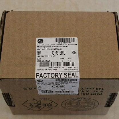 New Factory Sealed AB 1762-L24BWA MicroLogix 1200 24Point Controller 1762L24BWA - KOEED