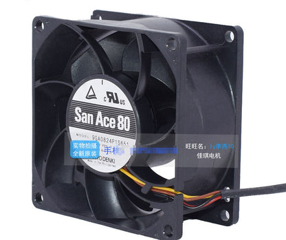 1pcs Sanyo 9GA0824P1S651 8038 24V 0.47A inverter cooling fan