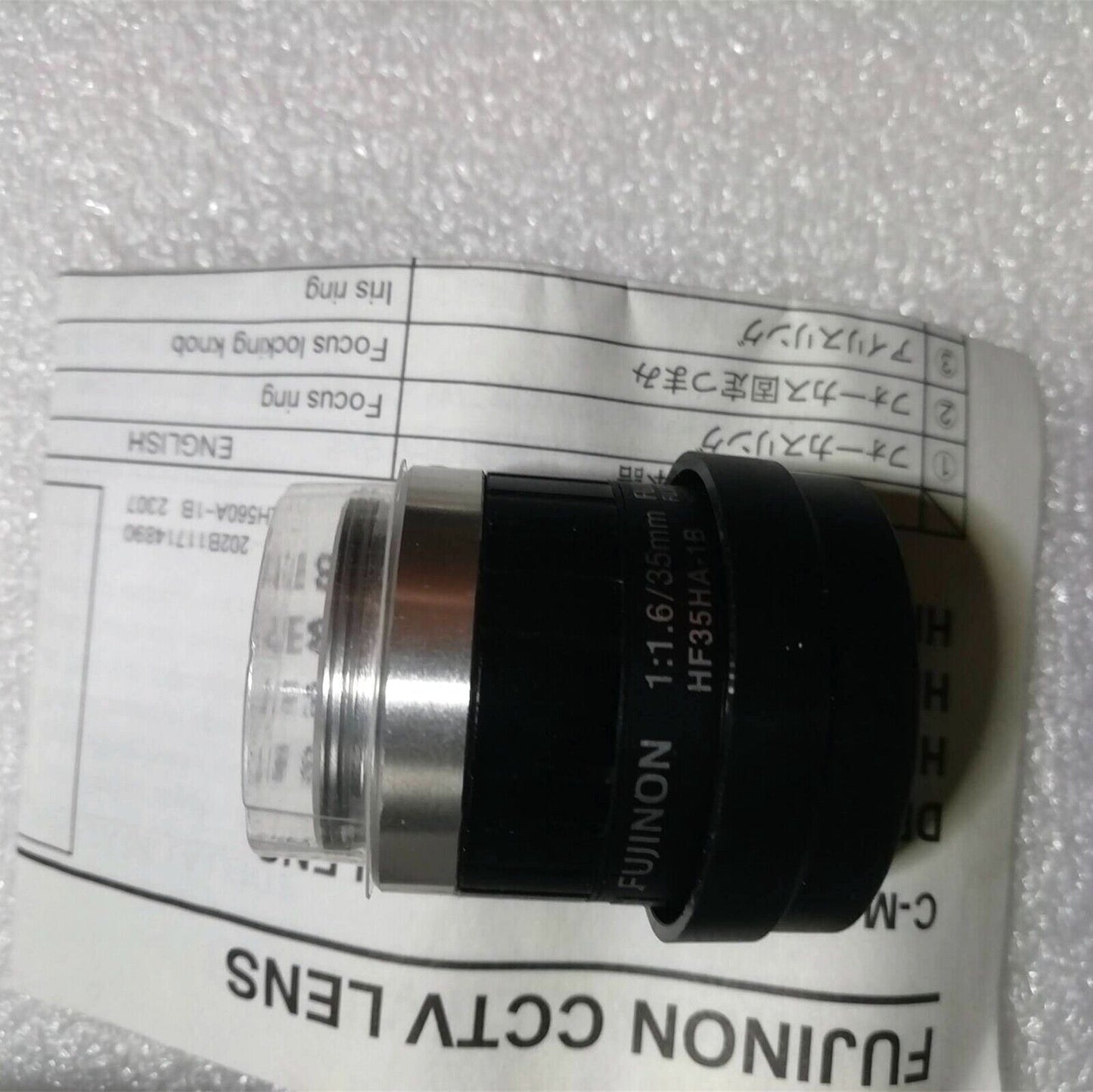 New FUJINON HF35HA-1B CCD Camera - FUJINON