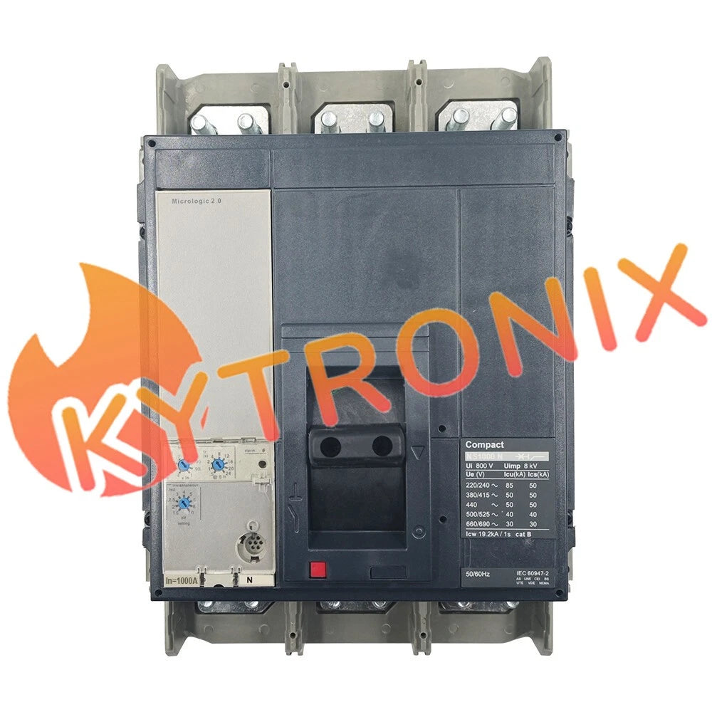 circuit breaker Compact NS1000N - Micrologic 2.0 1000 A 3 poles 3t NS33472