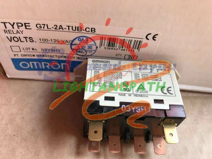 1PC OMRON G7L-2A-TUB-CB 100-120VAC Power Relay 6 Pins 25A #Li