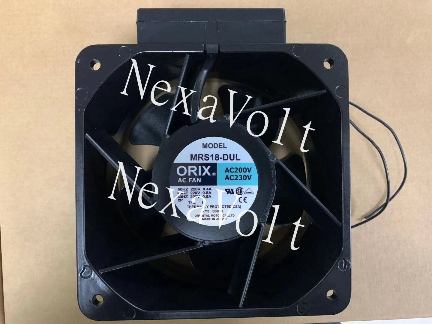 ORIX MRS18-DUL 18cm 18090 200-230V fan 90 Warranty
