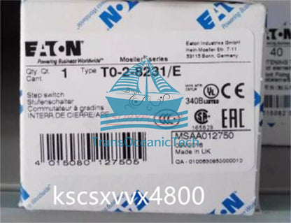 EATON CAM switch T0-2-8231/E (1PCS)