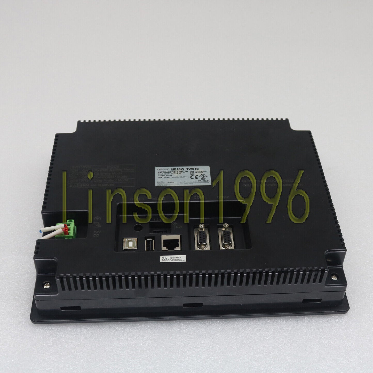 Omron Touch Screen NB10W-TW01B Tested Good Condition - OMRON