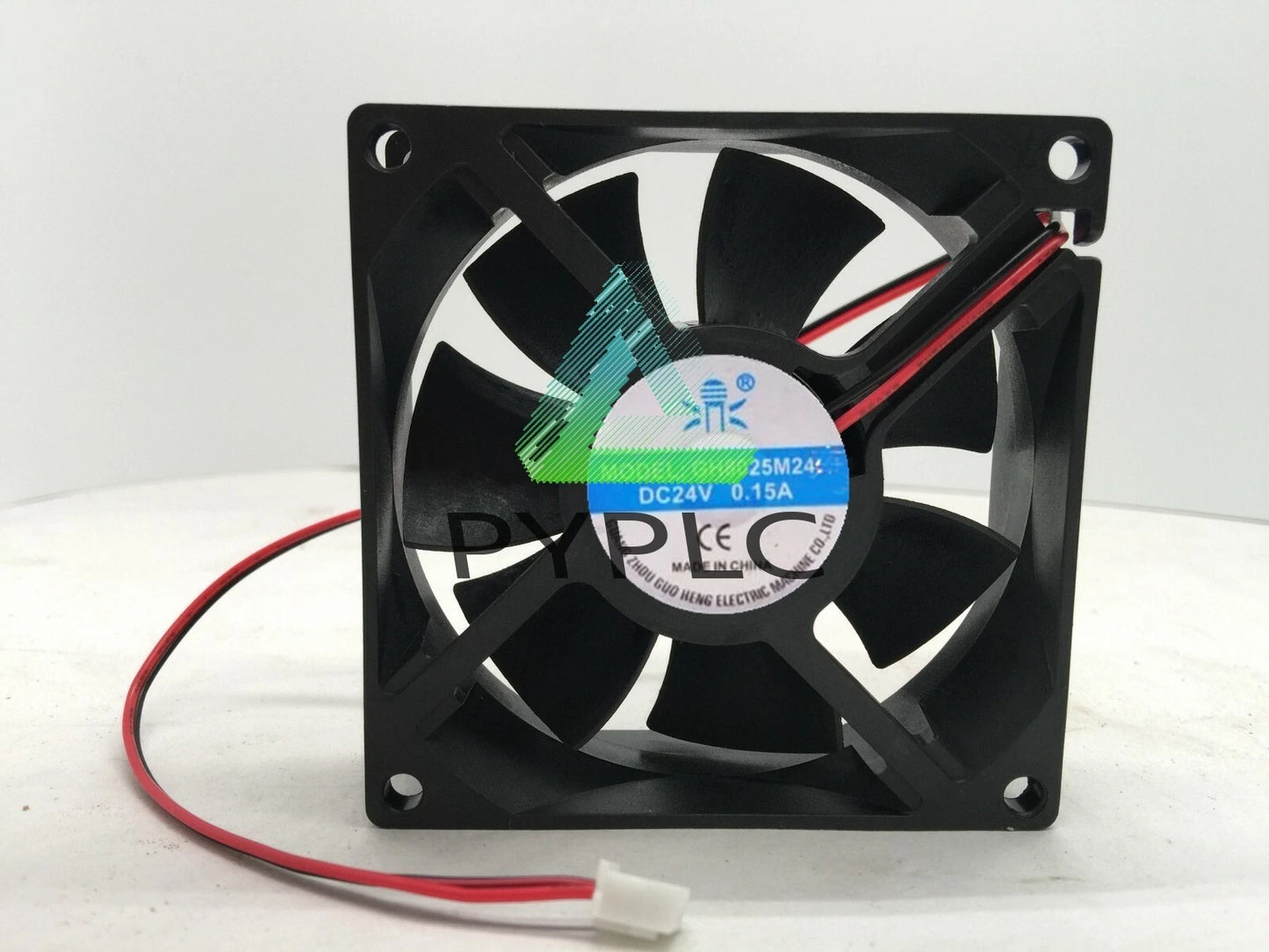 1 PCS GUO HENG Fan GH8025M24S DC 24V 0.1.5A 8cm 8025 2 Pin cooling fan