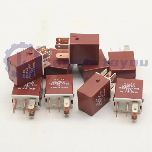 10PCS DENSO 156700-1700 Automotive Relay 12VDC 5Pin US