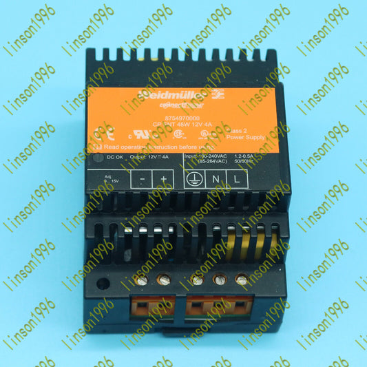 1pc weidmuller 8754970000 cp snt 48w 12v 4a power supply unit - WEIDMULLER