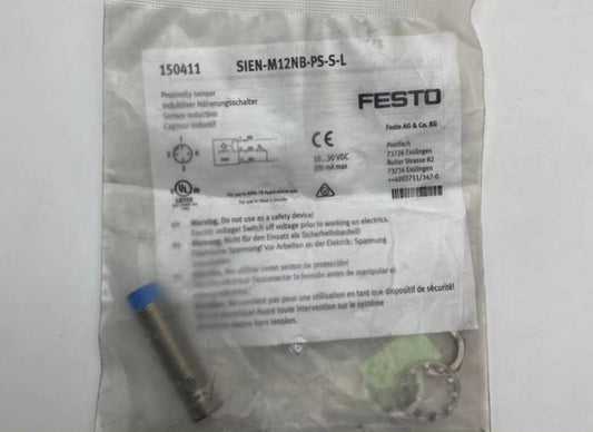 1PC  Festo SIEN-M12NB-PS-S-L 150411 Proximity Sensor Free Ship
