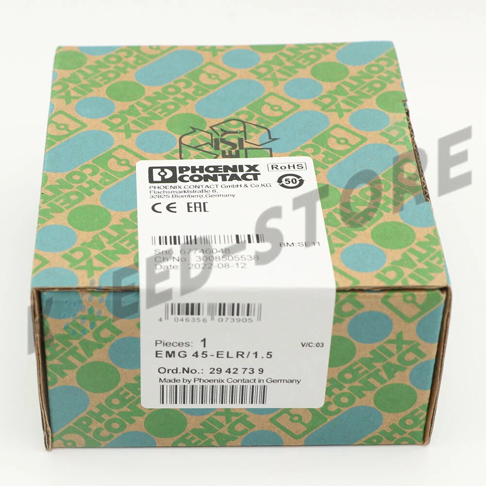 1PCS PHOENIX EMG45-ELR3-1,5 EMG45-ELR3/1,5 NO.2942739 Power Relay /RS